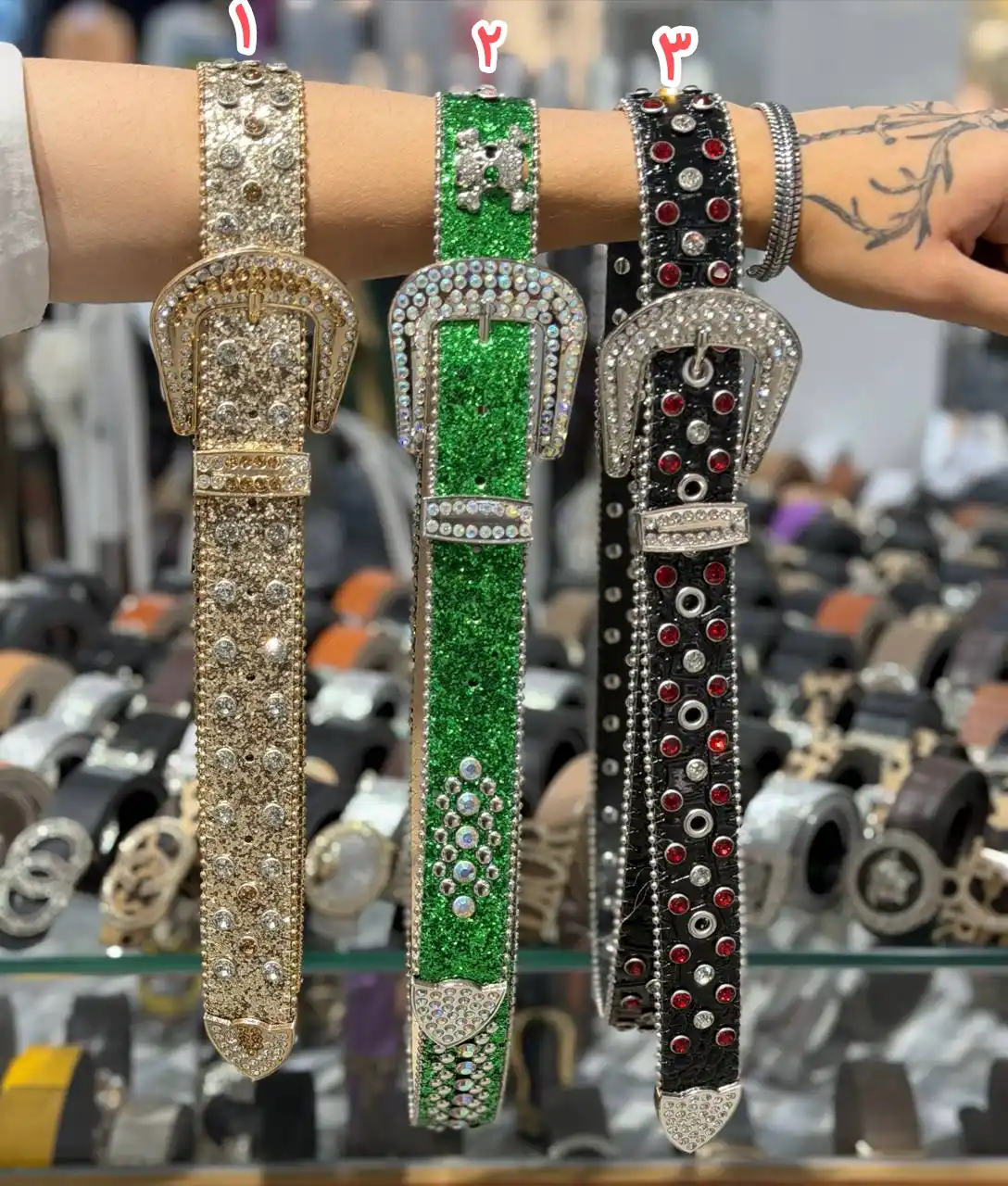 کمربند نگینی