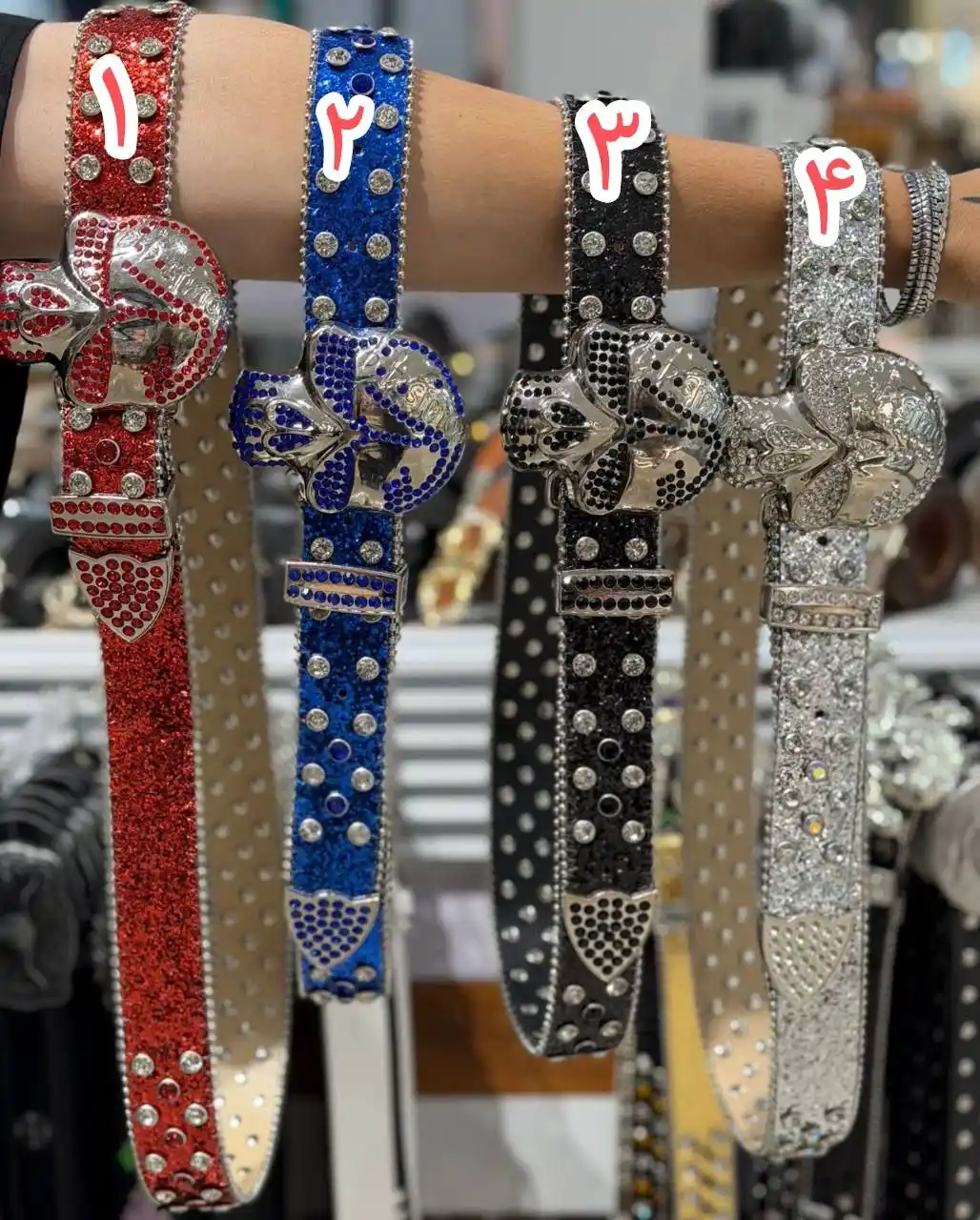 کمربند فول نگین